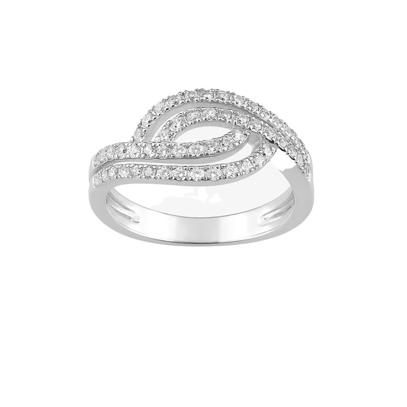 Bague Femme - Oxyde de zirconium - Or 18 Carats