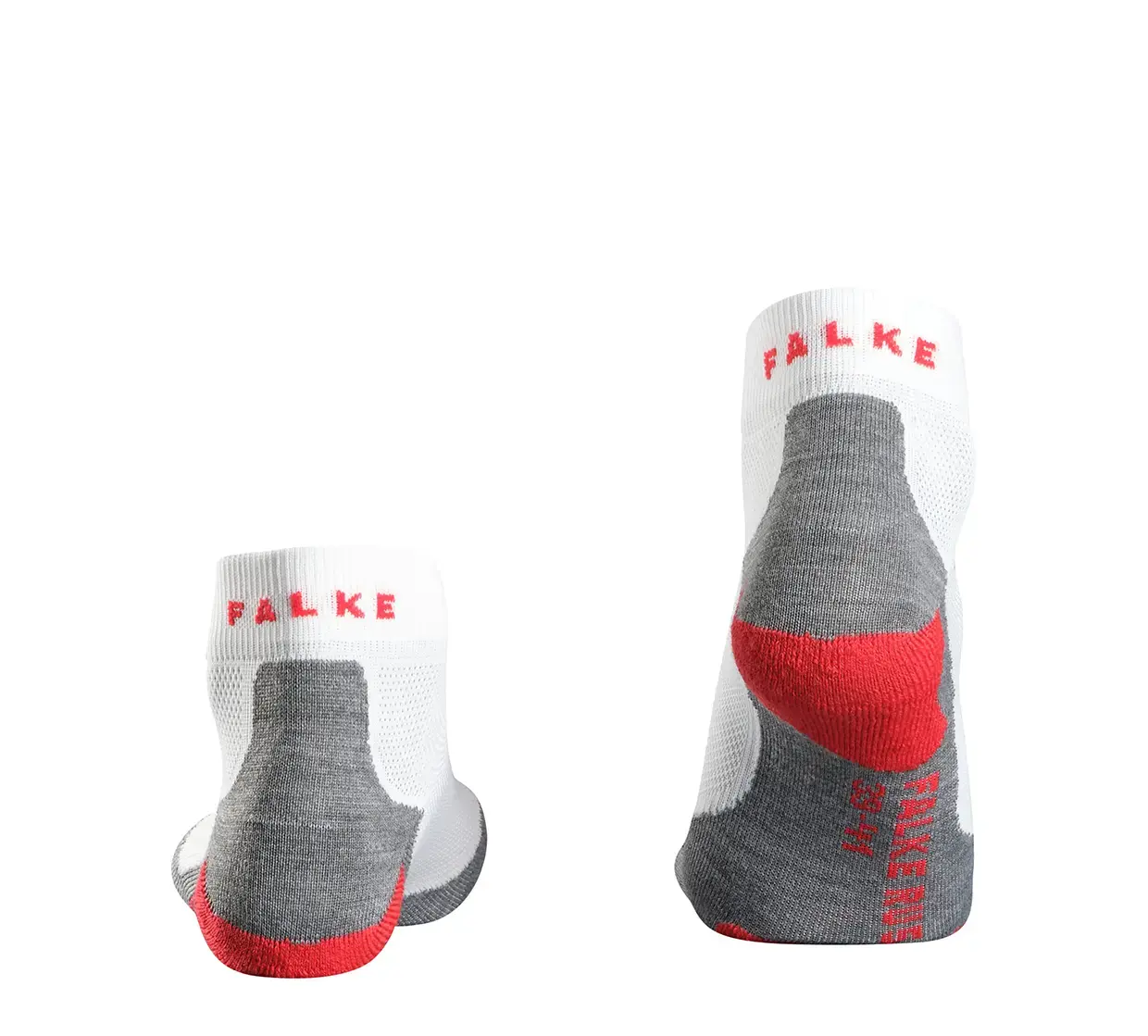 Falke RU 5 Race Korte Hardloopsokken Wit/Grijs Heren