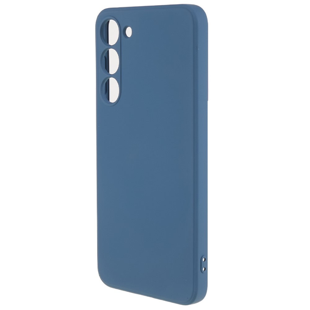 Samsung Galaxy S23 5G Gummi Case Hülle mit Kameraschutz - Blau (Matt)