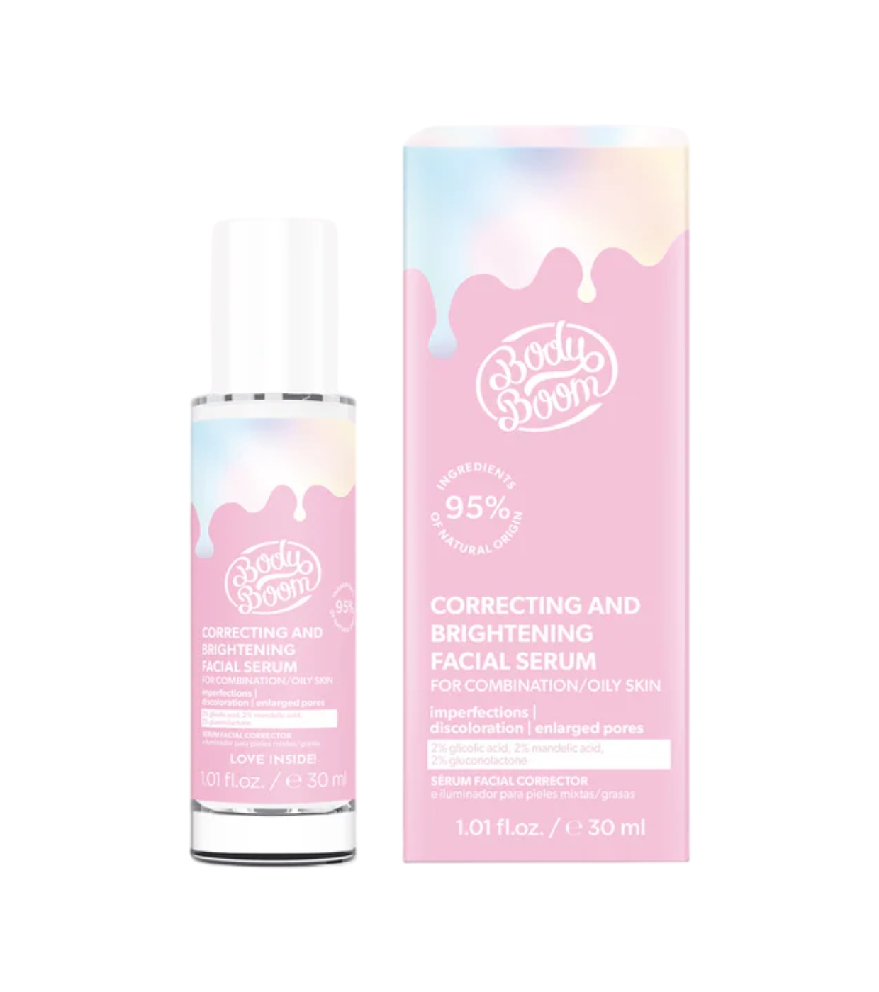 Bodyboom - *Basic Pink* - Sérum facial corretivo - Pele mista e oleosa