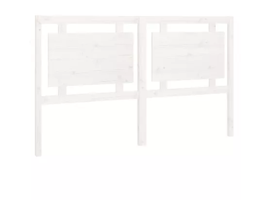 Tête de lit Blanc 165,5x4x100 cm Bois massif de pin