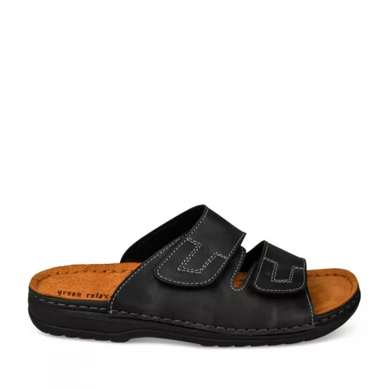 Mules NOIR GREEN RELAX