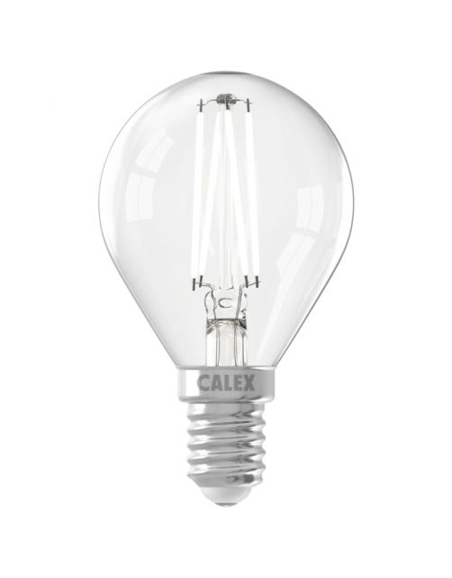 Calex Led Kogel Helder Straight Filament E14 4.5w 470lm - Lichtbron -