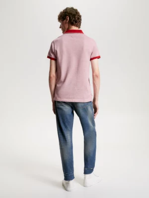 Polo Mouliné com detalhes em slim fit