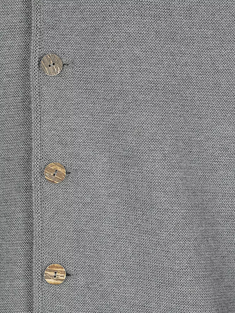 GOTTSEIDANK Trachten Strickjacke  Anselm grau