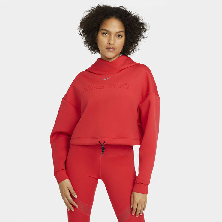 Nike Pro Haettetroje Rød
