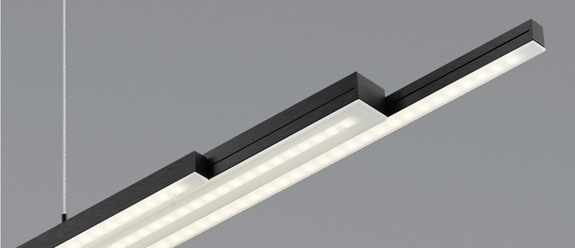 BANKAMP LED Pendellampe LIGHTLINE V3 anthrazit eloxiert