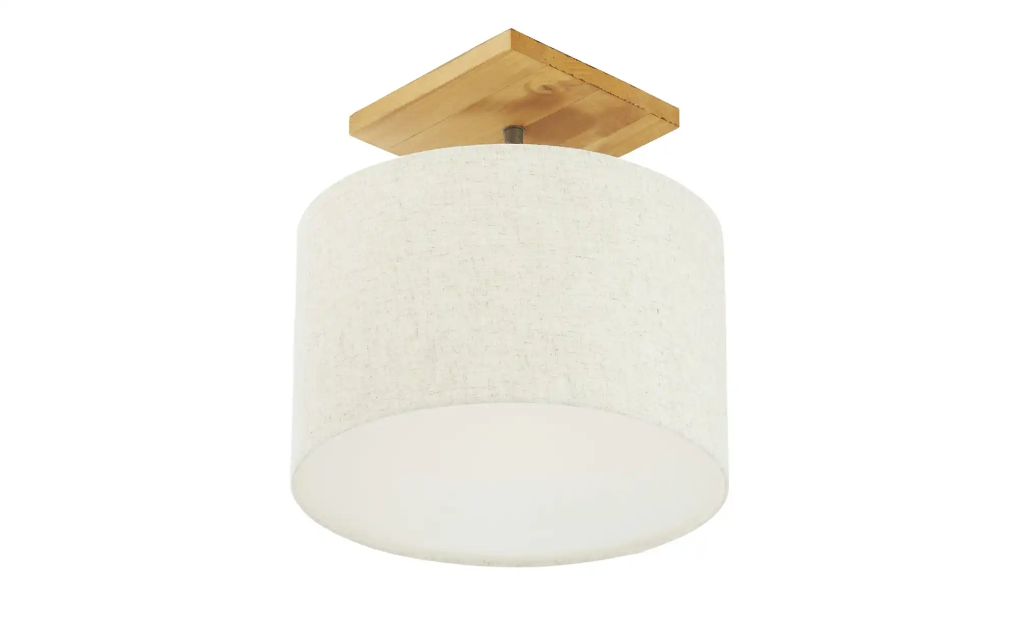 Trio Deckenleuchte, 1-flammig, Nickel-antik/ Holz