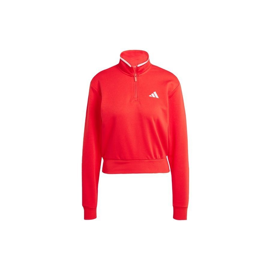 Adidas Veste de survêtement courte molleton à quart de zip Essentials Color Pop