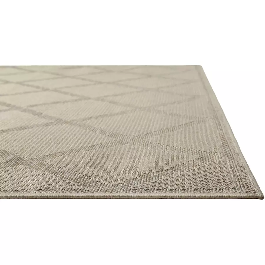 Homie Living Outdoorteppich In & Outdoor Bergamo beige grau