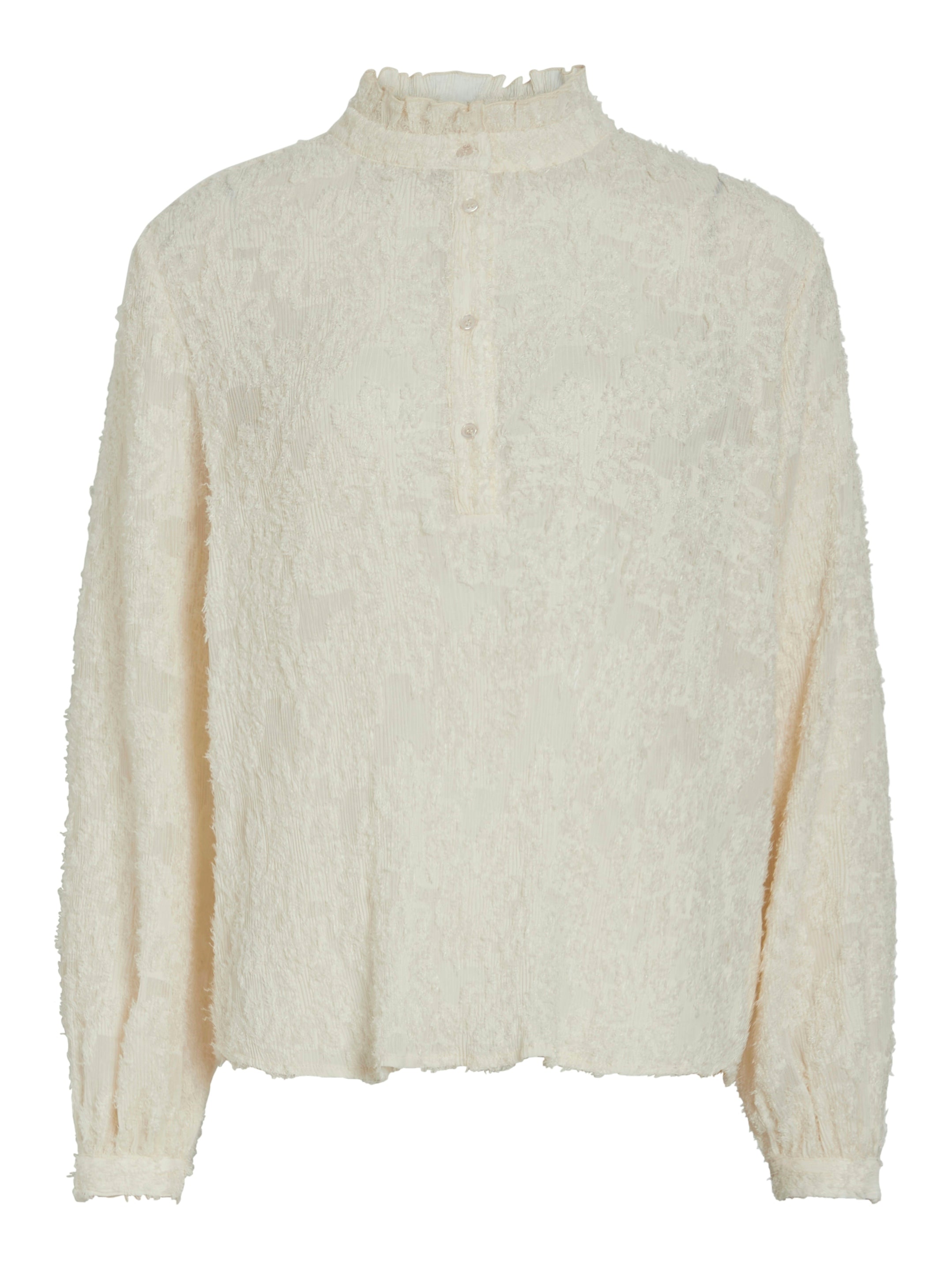 Vila  Vikylias LS bluse - Birch