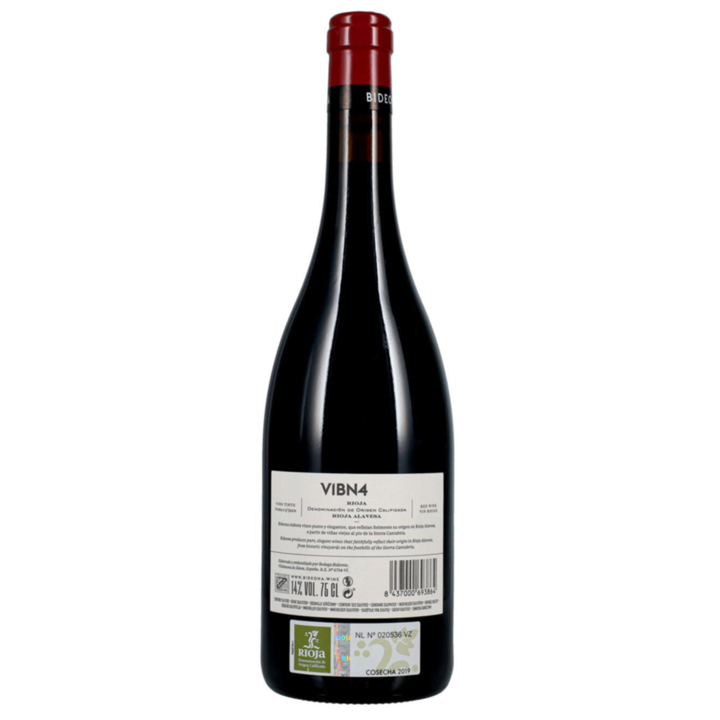 Rioja DOCa Tempranillo Villabuena Bideona -75cl