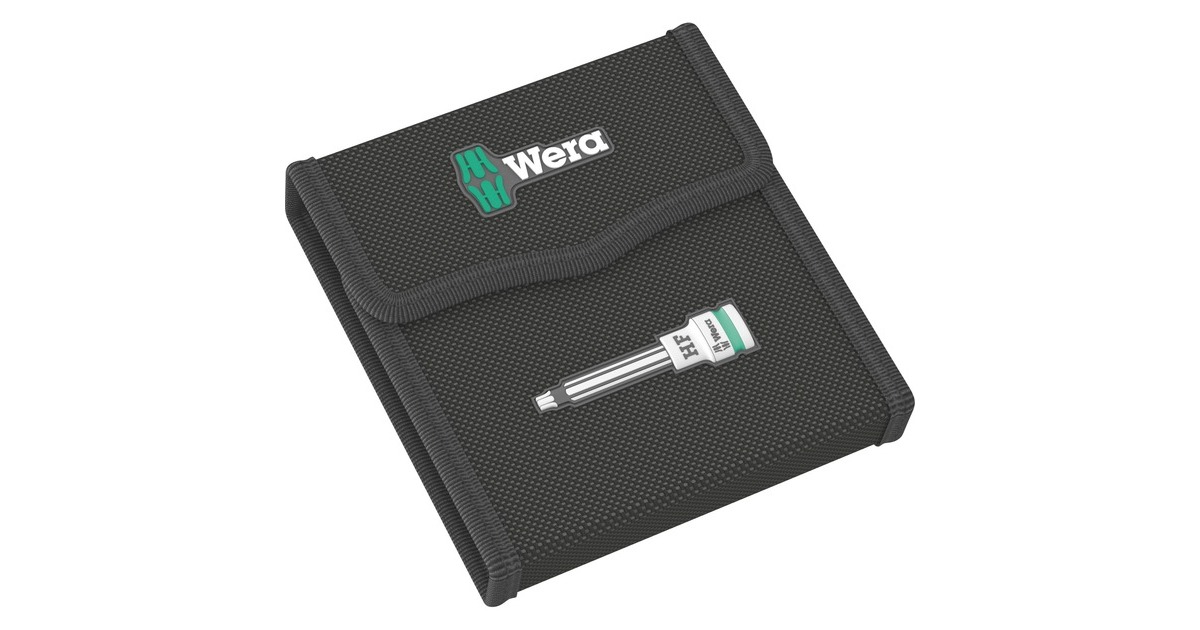 Wera8767 B TORX® HF 1 Zyklop Bitdoppen set TORX dopsleutel  (6-delig, met vasthoudfunctie, 3/8