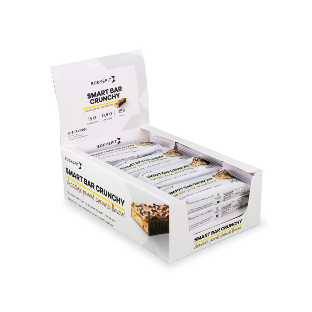 Body & Fit Smart Bar Crunchy Chocolate Peanut Caramel12 x 45 gr