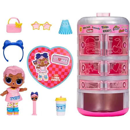MGA Entertainment L.O.L. Surprise Loves Mini Sweets Surprise-O-Matic with 9 Surprises, 1 Stück, sortiert