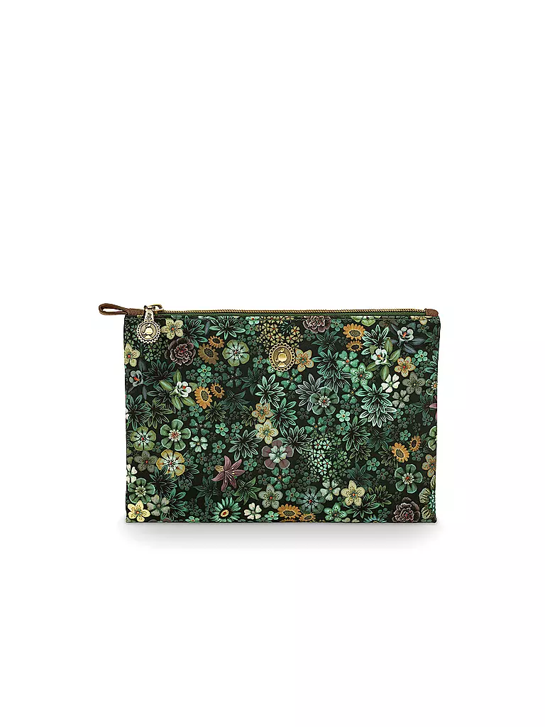 PIP STUDIO Toilettetasche TUTTI I FIORI 24x15,5cm Green dunkelgrün