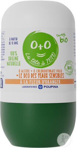 Tête À Toto Le Déodorant Pour Enfant Fleur D'Oranger Peaux Sensibles Bio 50ml