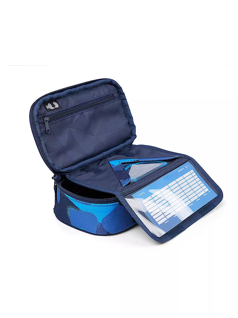 SATCH Federpenal - Schlamperbox Troublemaker blau
