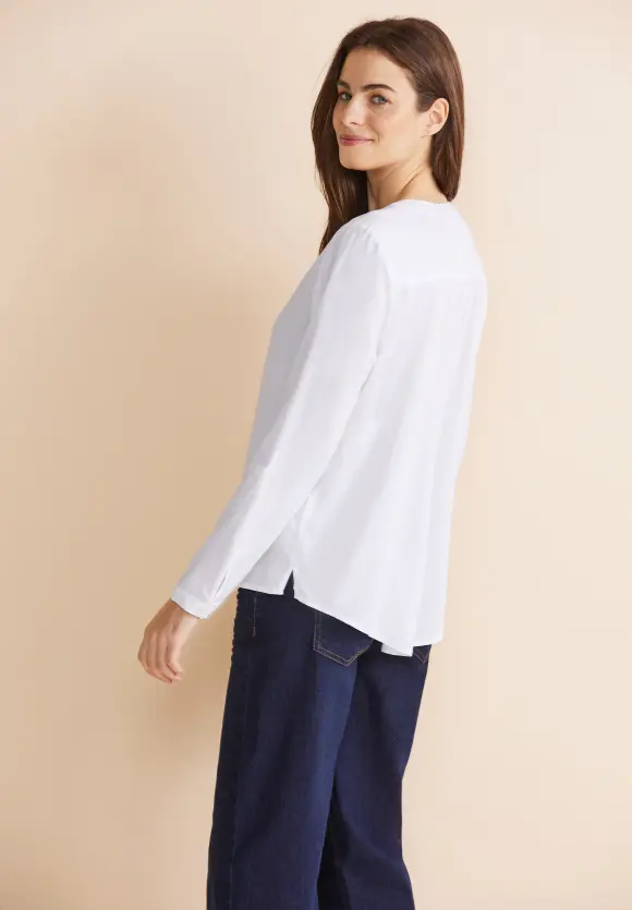 Bluse im Tunikastyle - White