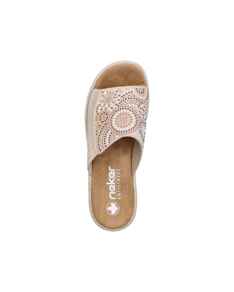 Rieker dame slippers - Beige