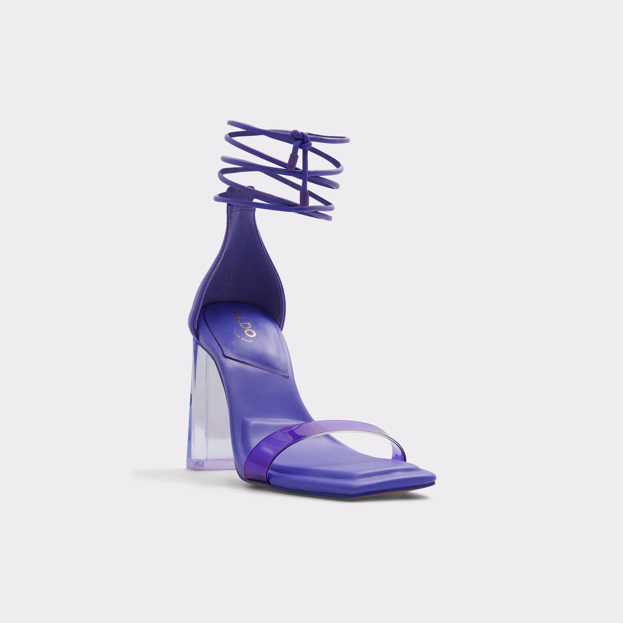 Onardonita Bright Purple Women Heeled sandals