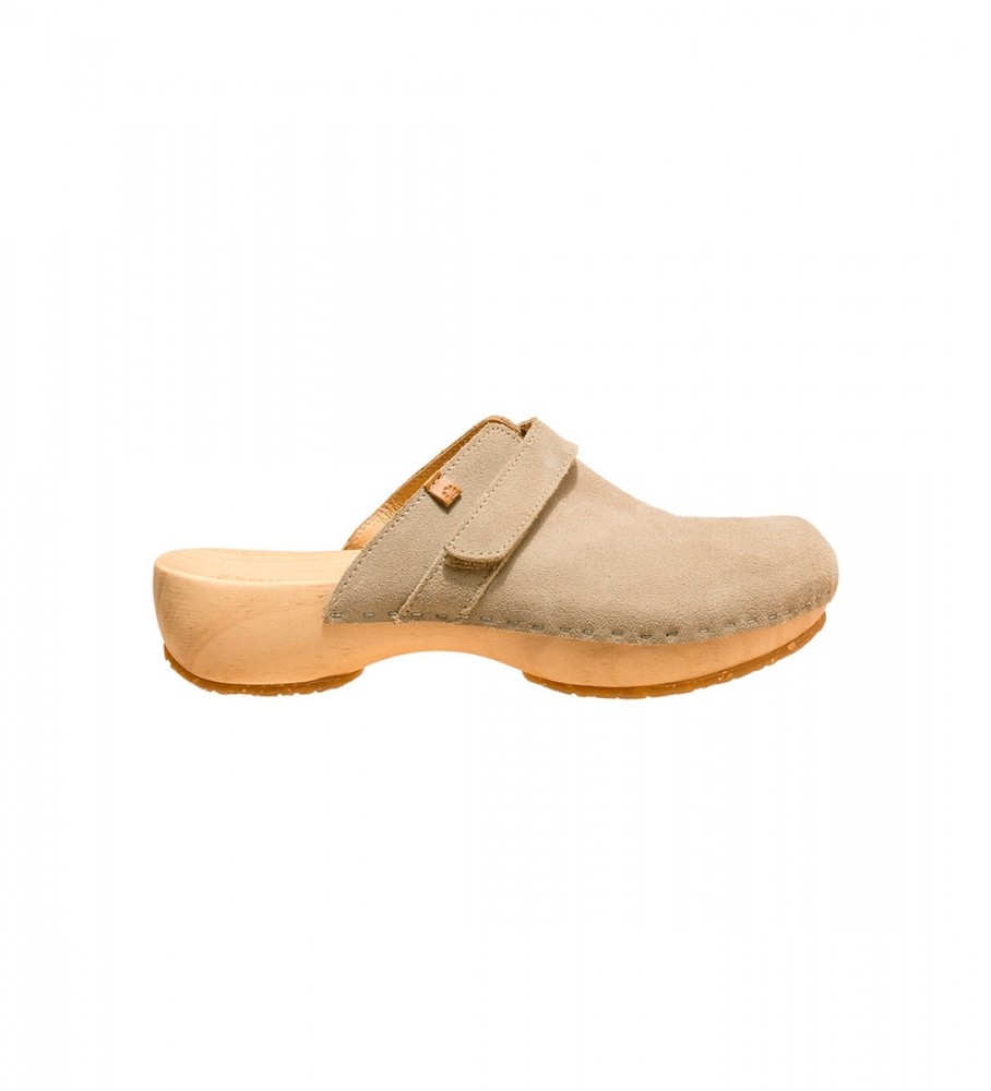 Tamancos de couro Naturalist N5834 Shokunin Cinza