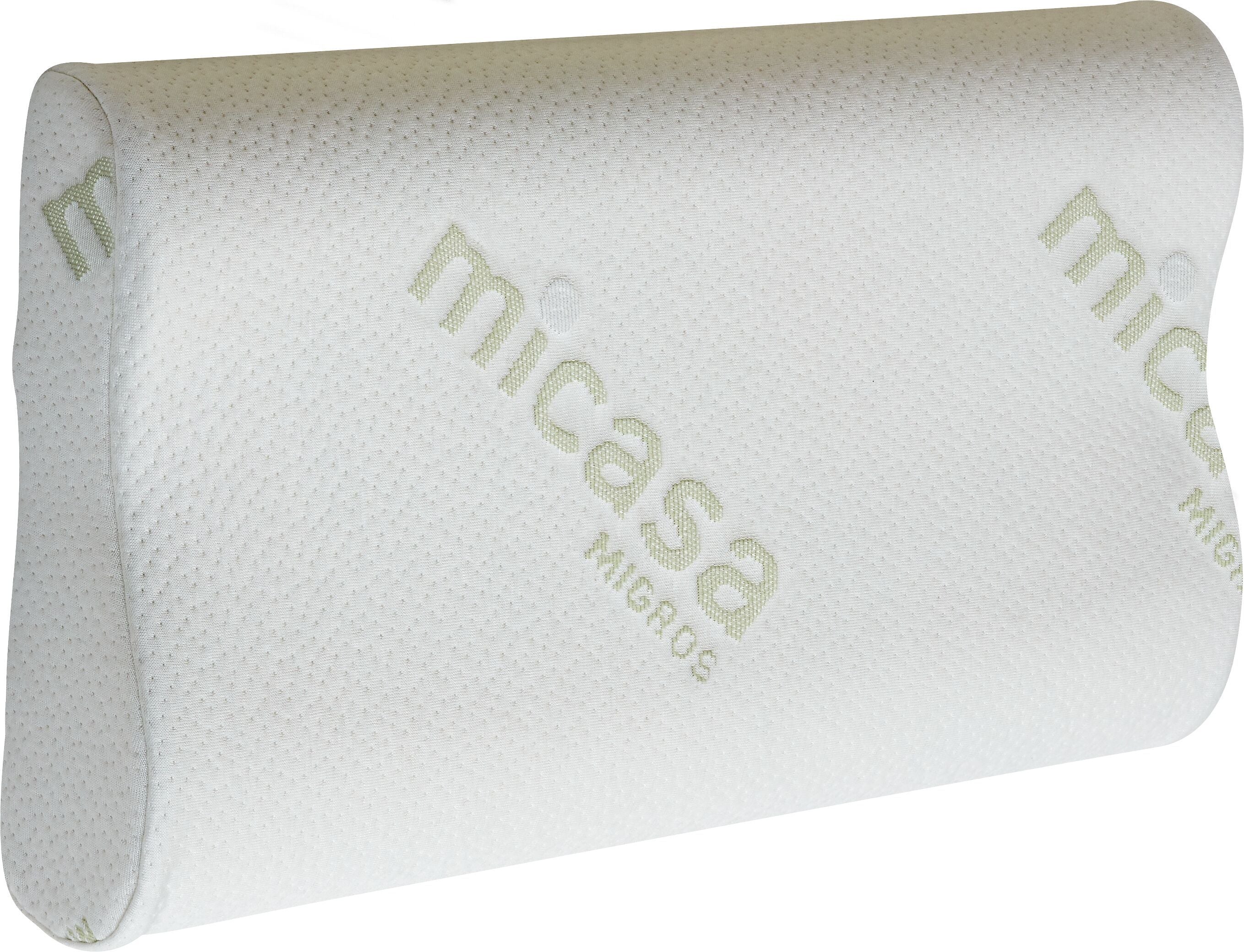 VITALE large Nackenstützkissen - Weiss / T: 30.0 cm x B: 50.0 cm x H: 10.0 cm