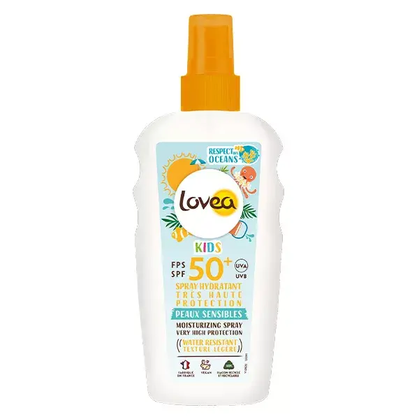 Lovea Solaire Kids Spray Hydratant Parfum Abrico SPF50+ 150ml