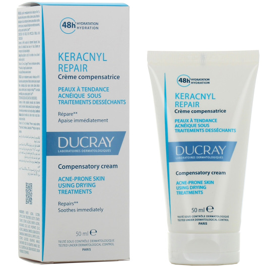 Crème Keracnyl Repair - Peaux acnéiques sous traitements desséchants