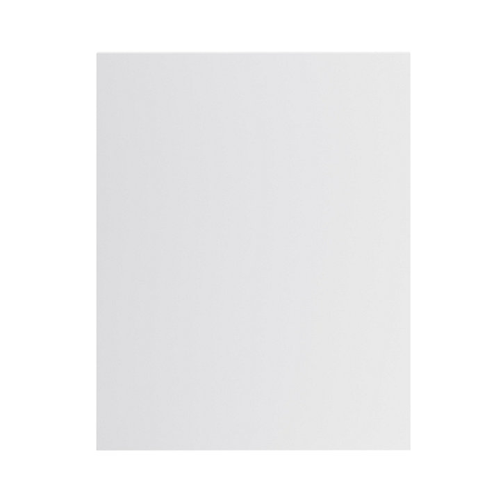 Côté de remplacement bas droit Goodhome Garcinia gris clair brillant H. 72 cm x l. 57 cm x Ep. 18 mm