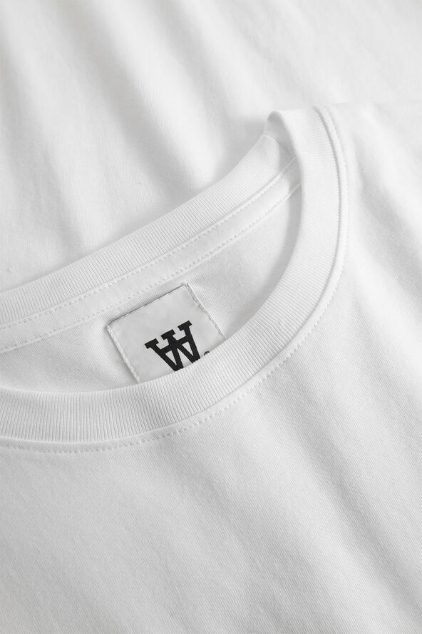 Wood Wood WWAce Big Logo & Badge T-shirt White