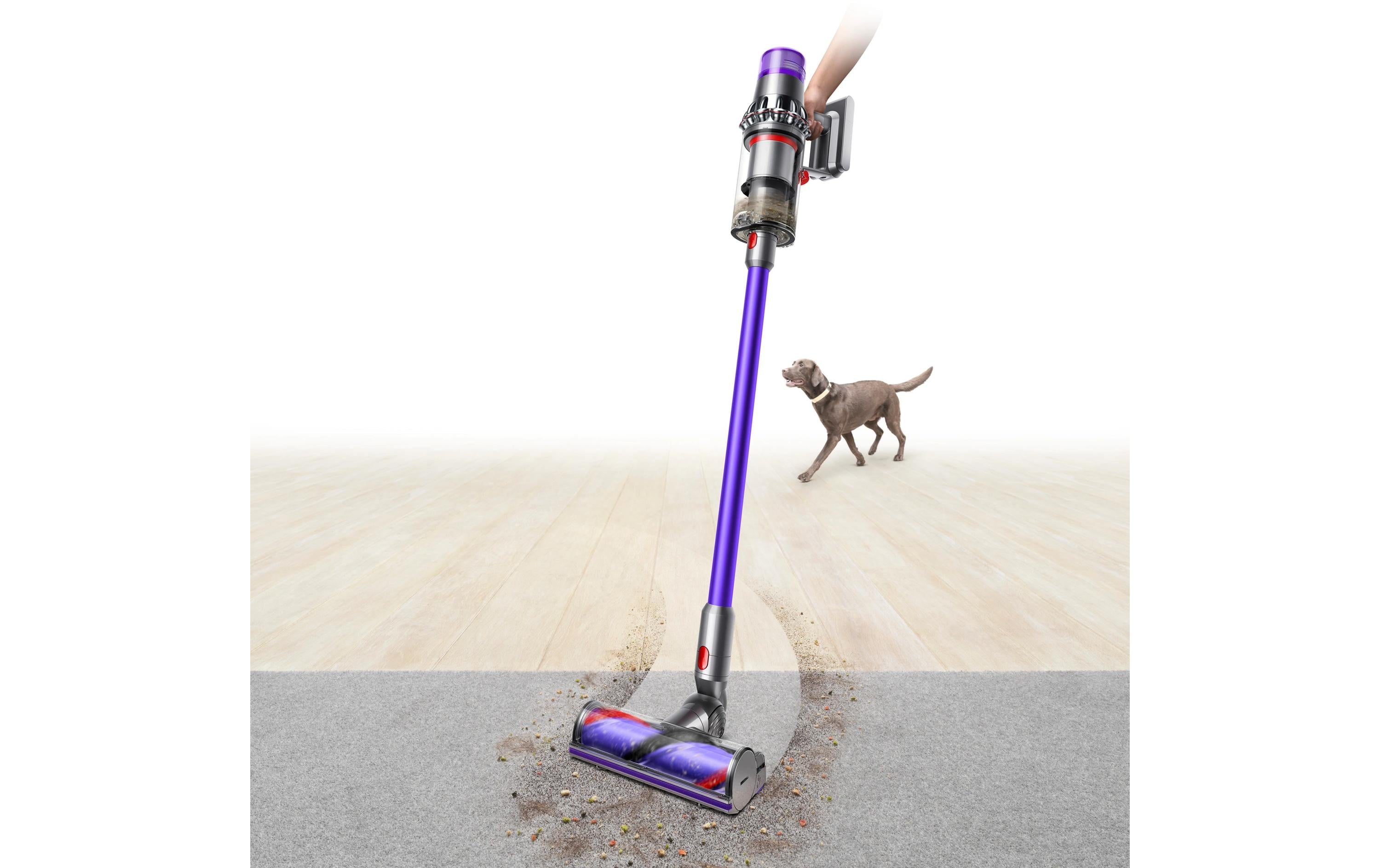 Akku-Hand- und Stielsauger V11 Advanced Violett<br>Leistungsstarker kabelloser Staubsauger