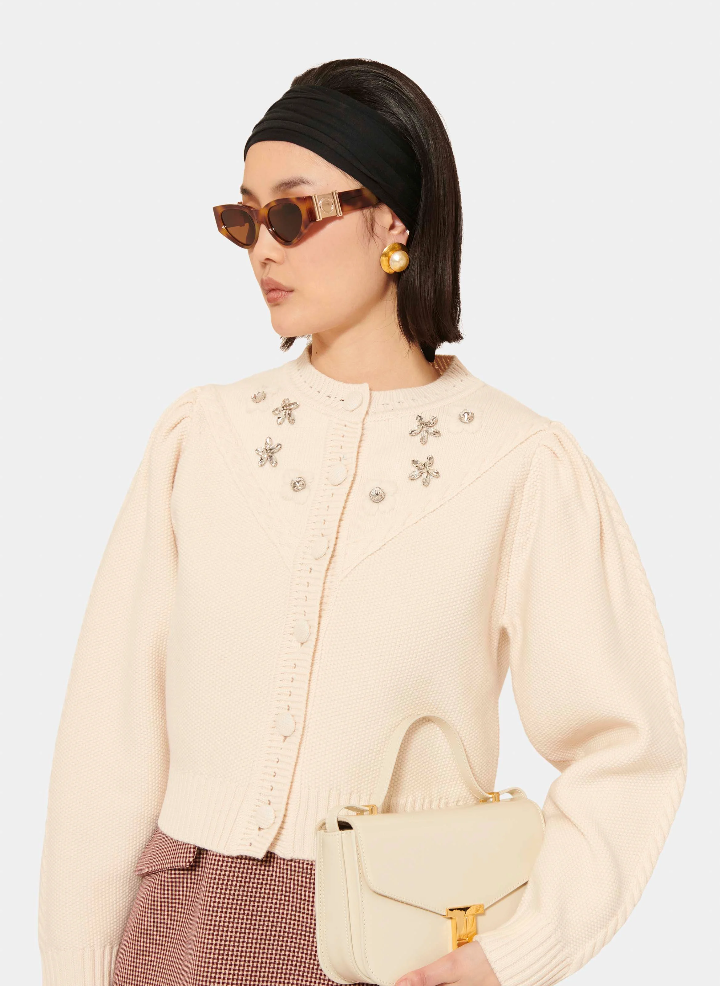 GUSTAVE - Gilet court en laine| Beige
