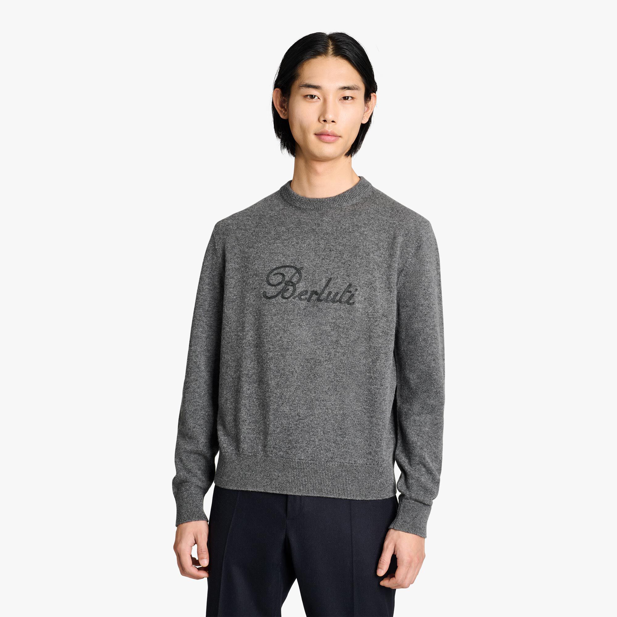 Pull En Cachemire Avec Broderie Thabor