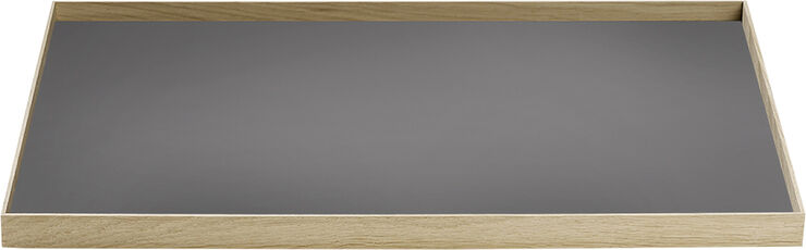 GEJST FRAME Tray Large Oak Grey Lysebrun