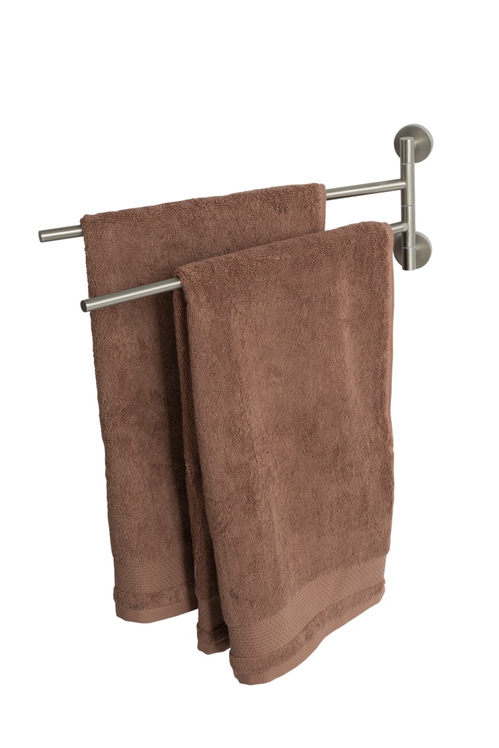 Plieger Vigo handdoekhouder 2 armig 45cm geborsteld chroom
