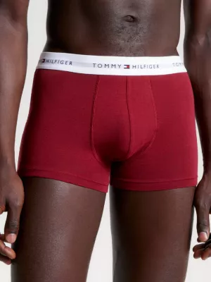 Conjunto com 3 Cuecas Boxer com Cós Elástico e Logo Essencial