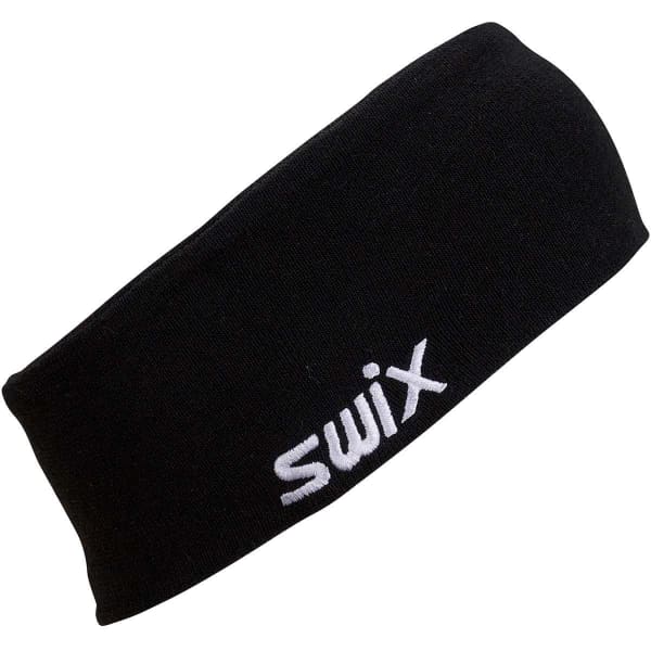 Bandeau ski de fond SWIX SWIX TRADITION HEADBAND BLACK 23 BLACK