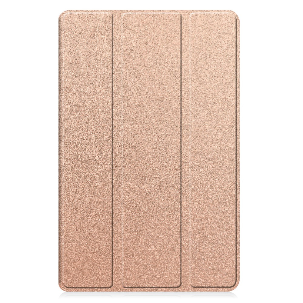 Samsung Galaxy Tab A11  Plus / A9  Plus Leder Tasche Flip Cover Hülle - Roségold