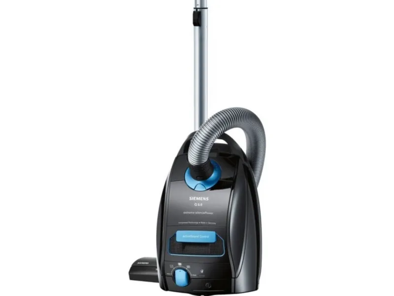 Siemens Q5.0 extreme silencePower VSQ5X1230 - Støvsuger - beholder - pose - sort
