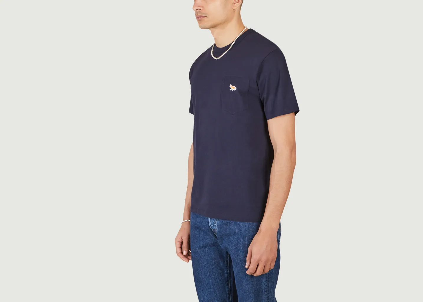 T-shirt Profile Fox Patch Pocket T-Shirt Maison Kitsuné