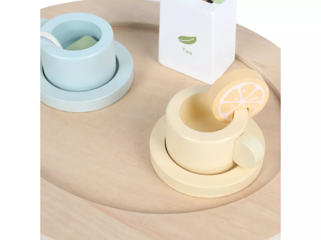 Jeu de Service à Thé pour Enfants Videira À partir de 3 ans Bois Multicolore