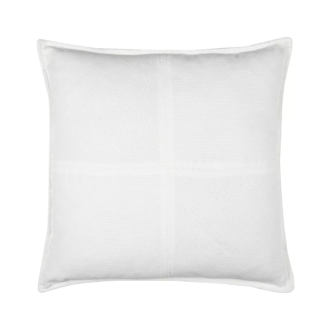 Coussin carré velours (45 x 45 cm) Dandy Ecru