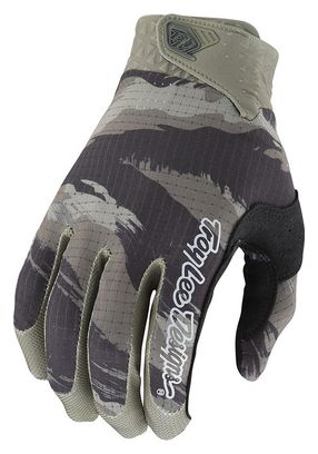 Gants Troy Lee Designs AIR BRUSHED Camo ARMY Vert