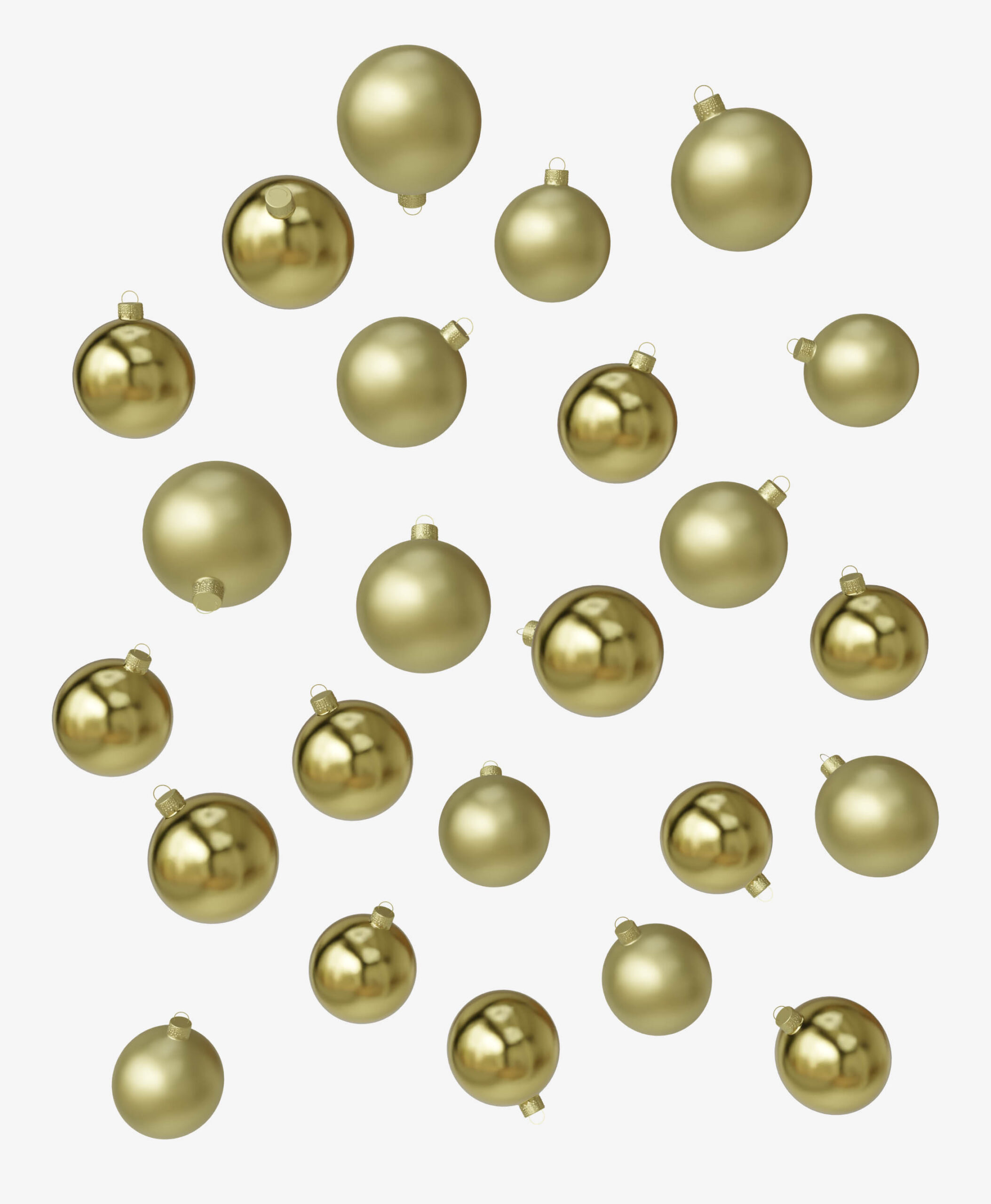 Weihnachtsbaumkugeln, 4er-Set