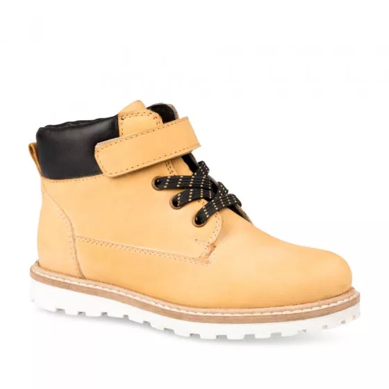Bottines JAUNE CHARLIE & FRIENDS CUIR