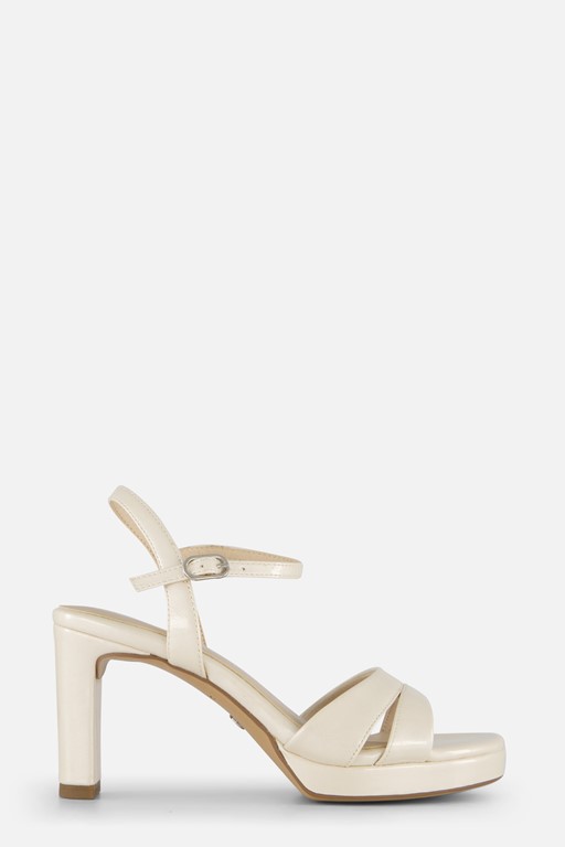 Tamaris Sandalen met hak wit Synthetisch