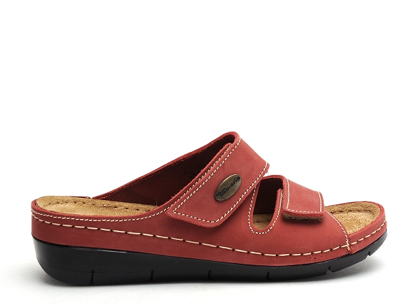 Tamaris mules et sabots plats femme 27510 28 rouge