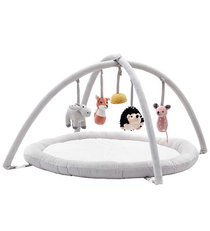 Kids Concept Aktivitetst?ppe - Edvin - Grå m. Dyr