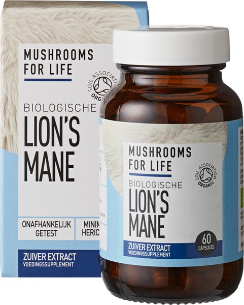 Mushrooms for life Lion’S Mane Capsules (60 stuks)